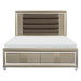 Loudon King Platform with Storage Bed in Champagne Metallic 1515K-1EK* image