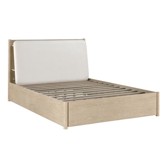 1313NK-1EK*-Bedroom (3) Eastern King Platform Bed with Footboard Storage