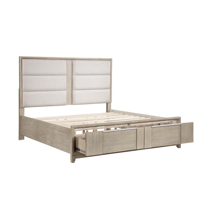 McKewen (3) Eastern King Platform Bed with Footboard Storage