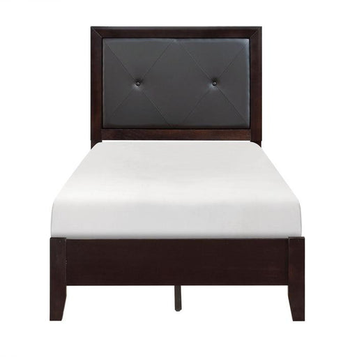 Edina Twin Panel Bed in Espresso-Hinted Cherry 2145T-1 image