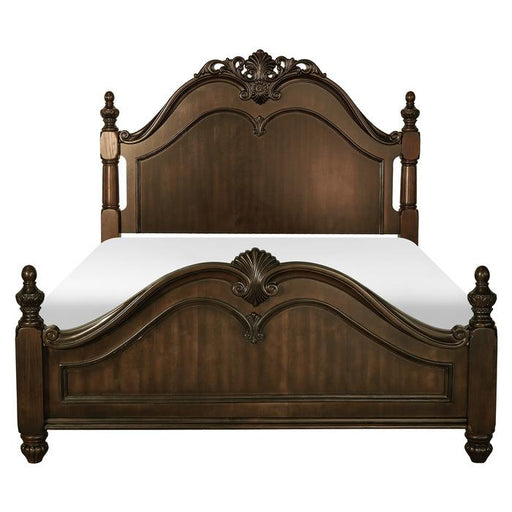 Mont Belvieu Queen Panel Bed in Dark Cherry 1869-1* image