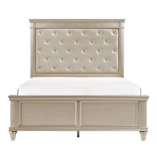 Celandine King Panel Bed in Pearl/Silver 1928K-1EK* image