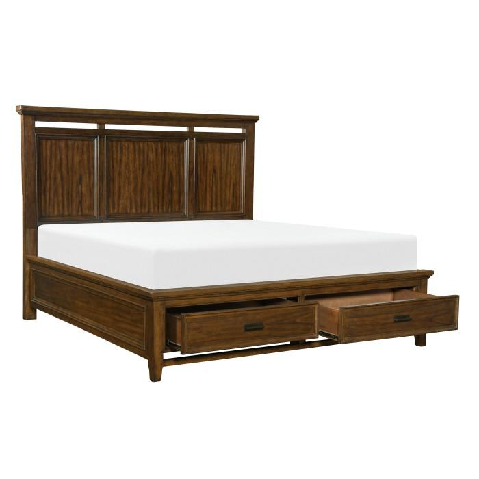 Frazier Park (3)California King Platform Bed with Footboard Storage