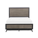 Raku Queen Storage Platform Bed in Gray 1711-1 image