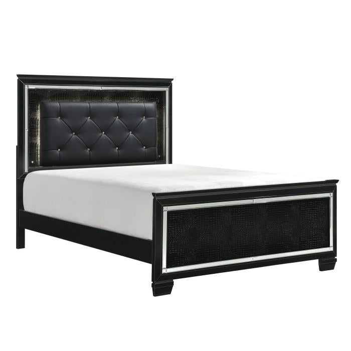 Allura (3)Queen Bed, LED Lighting