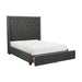 5877KGY-1EKDW* - (3)Eastern King Platform Bed with Storage Footboard image