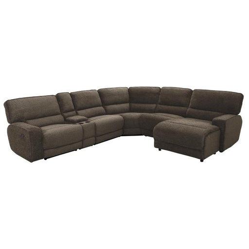 8238*6LRRC - (6)6-Piece Modular Reclining Sectional with Right Chaise image