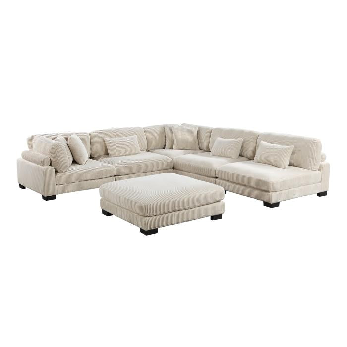 8555BE*6OT - (6)6-Piece Modular Sectional with Ottoman image