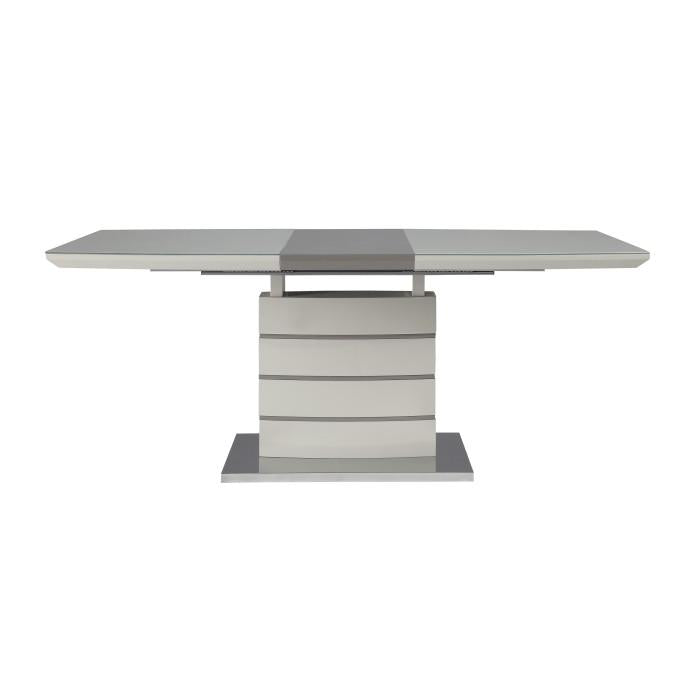 Glissand Dining Table in White & Gray 5599-71