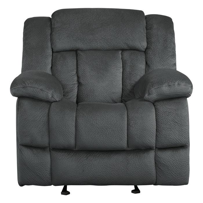 Laurelton Glider Reclining Chair in Charcoal 9636CC-1