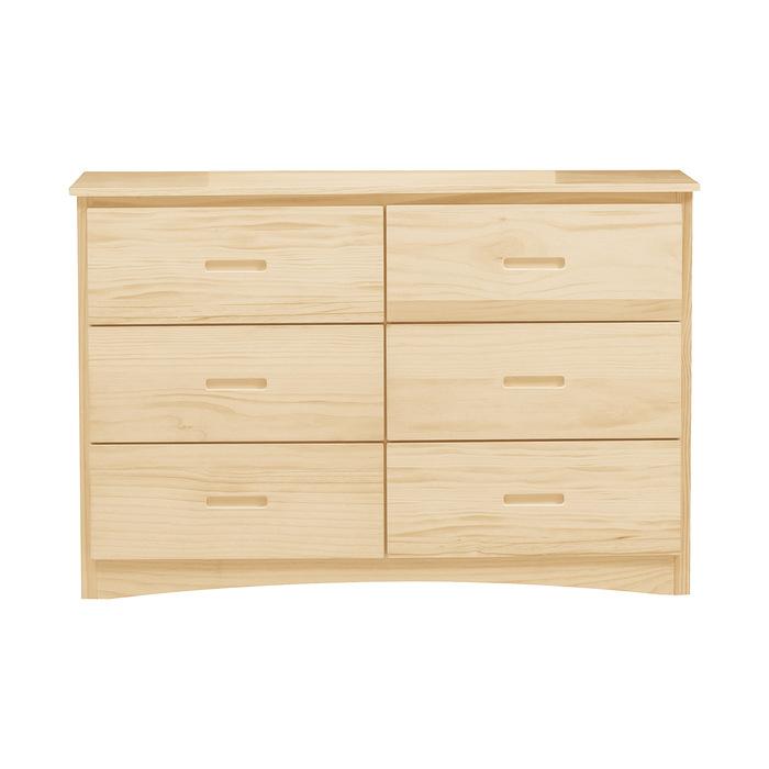 Bartly 6 Drawer Dresser in Natural B2043-5