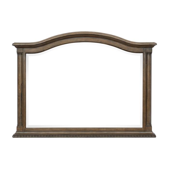Rachelle Mirror in Weathered Pecan 1693-6