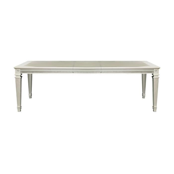 Bevelle Rectangular Dining Table in Silver 1958-96