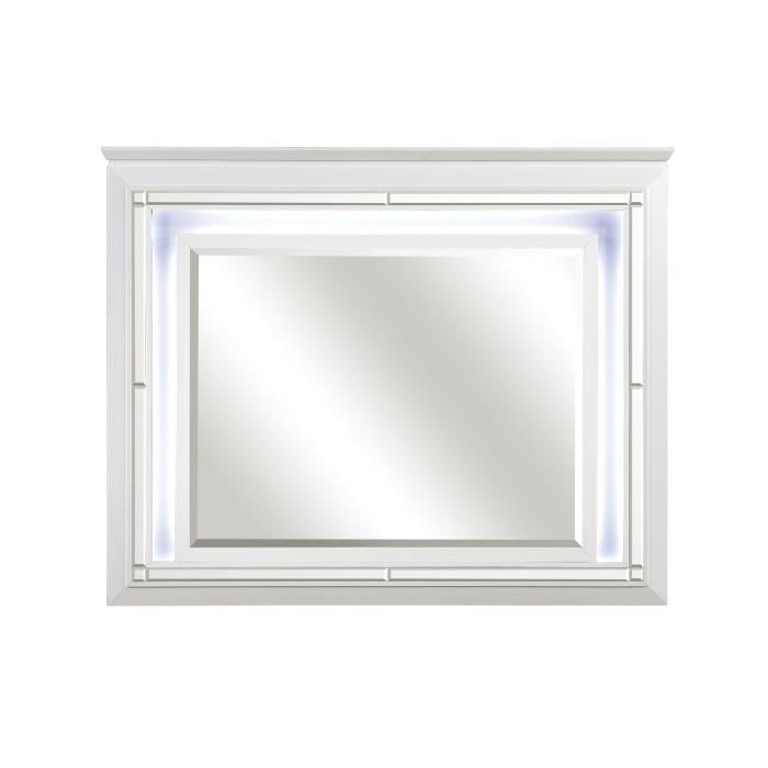 Allura Mirror in White 1916W-6