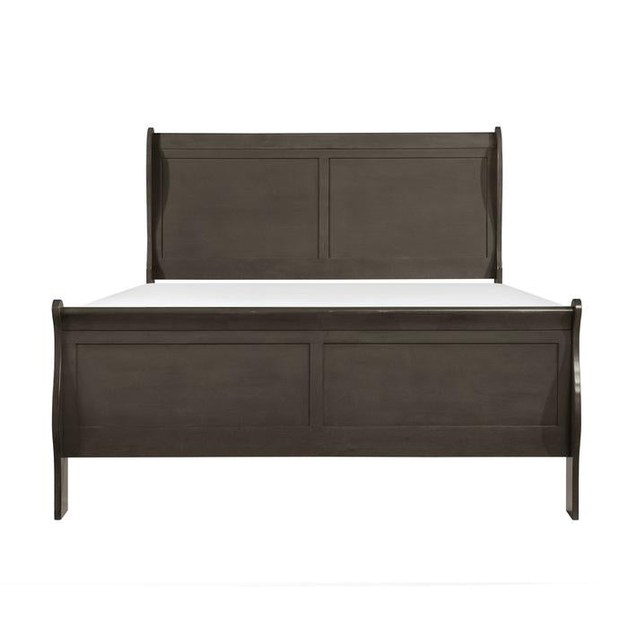 Mayville Queen Sleigh Bed in Gray 2147SG-1