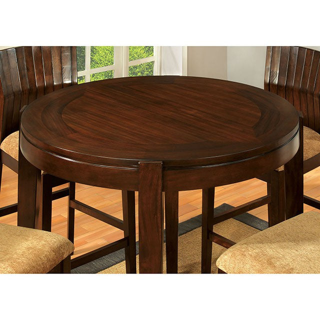Ottawa Round Dining Table Brown