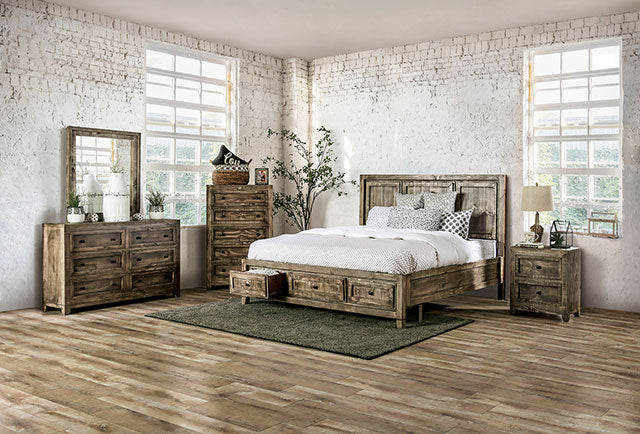 Oakridge Bed Brown & Grey