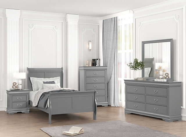 Twin Bed Louis Philippe
